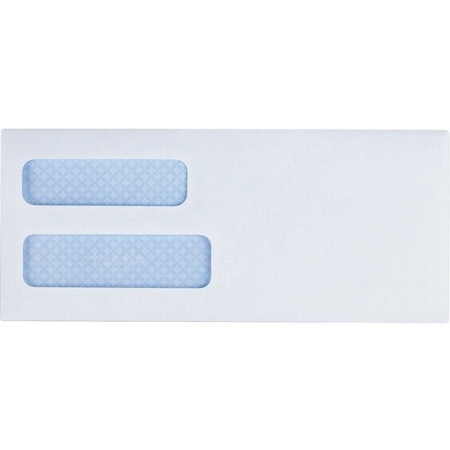 BUSINESS SOURCE Envelope, Double Window, #8 5PK BSN42204